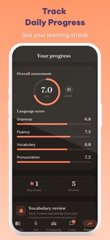 4Buddy: Learn languages iPhone screenshot