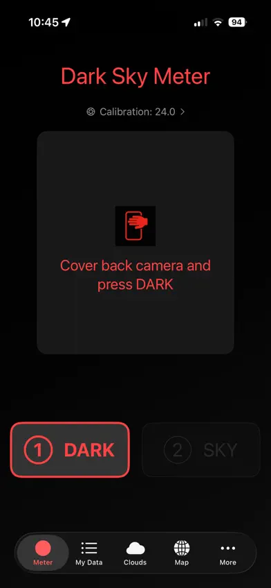 Dark Sky Meter Pro screenshot 5