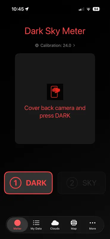Dark Sky Meter Pro screenshot 5 of 6