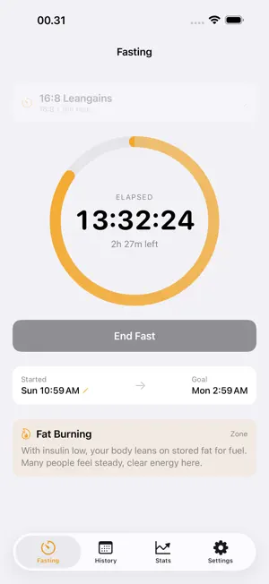 Fasting Tracker: 16:8 Timer screenshot 3