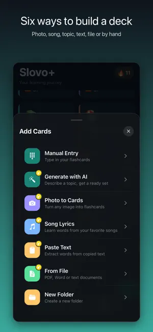 Slovo+ Scan to Flashcards screenshot 1