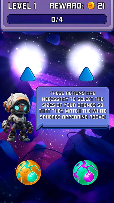 Space Flying Balls Screenshot