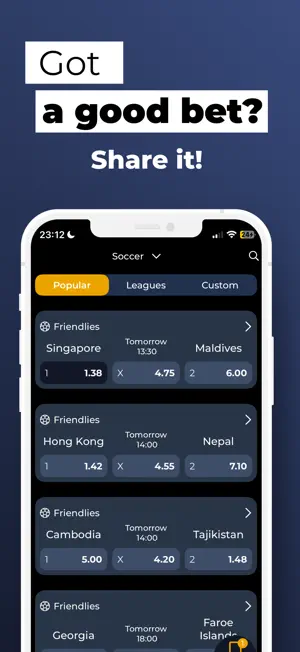 Betfolio screenshot 2