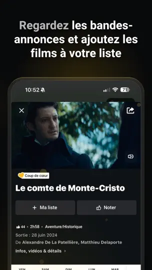 Capture d'écran de Pathé Maroc sur iPhone 2