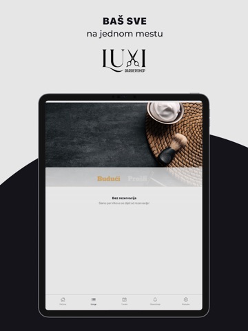 Luxi Barbershop iPad screenshot