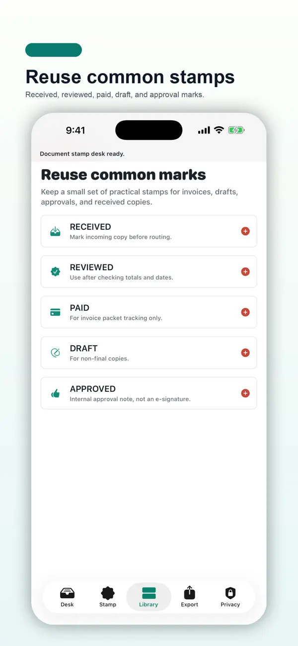 Screenshot #3 pour Document Stamp Private