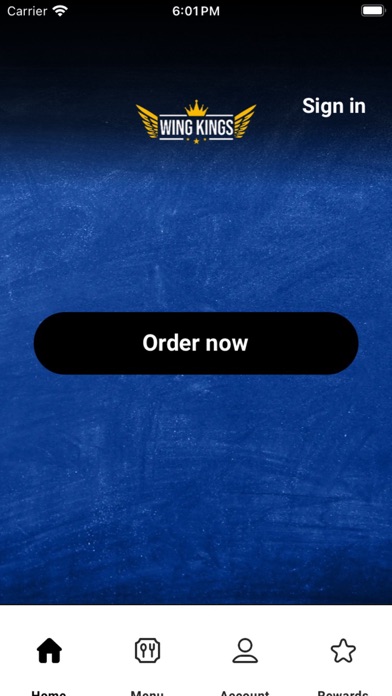 Wing Kings - Order Online iPhone screenshot 1 - Food & Drink app