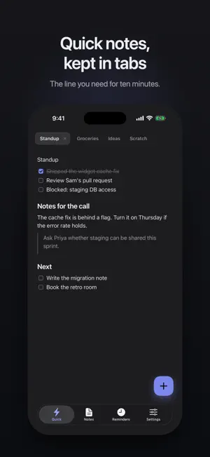 Flyout: Notes, Markdown, Code screenshot 1