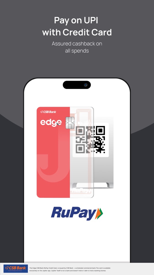 #3. Jupiter: Cards, UPI, Banking (iOS) By: Amica Financial Technologies Private Limited