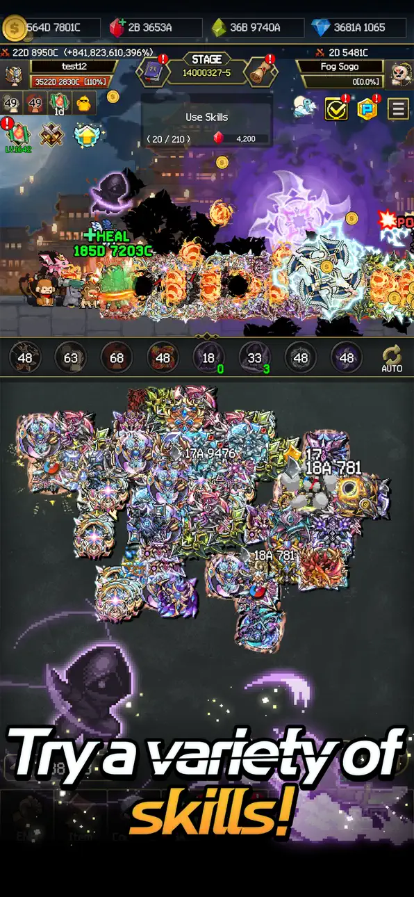 Merge Ninja Star 2 Hack screenshot 5 - iOS game interface