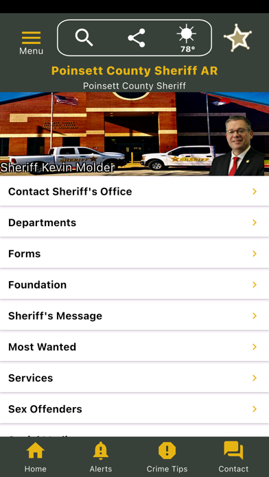 Poinsett County Sheriff AR Screenshot