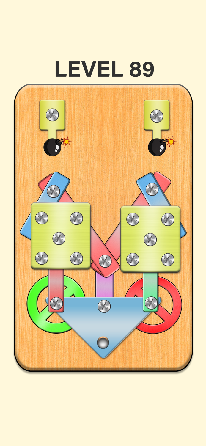 Screw Nuts And Bolts Puzzle 3D