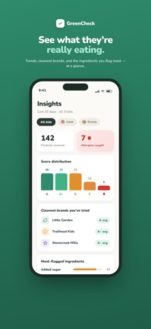 GreenCheck Ingredient Scanner screenshot