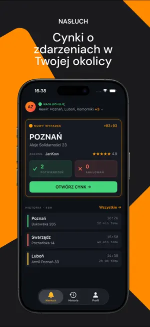 Rewir: Powiadomienia drogowe screenshot 1