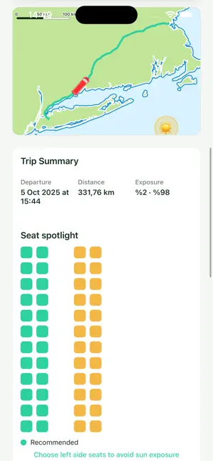 Shady Way: Bus Seat Picker screenshot 3