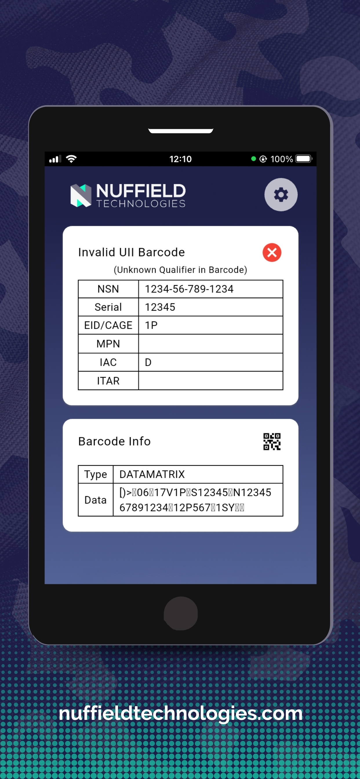Defscanner - UID Validator