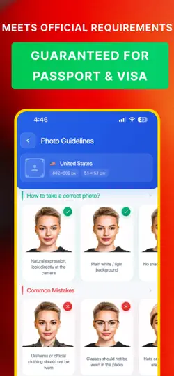 UK Passport Photo · ID Maker iPhone Ekran Görüntüsü 3
