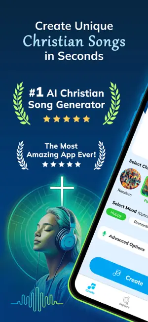 Christian Song Maker: AI Music screenshot 1
