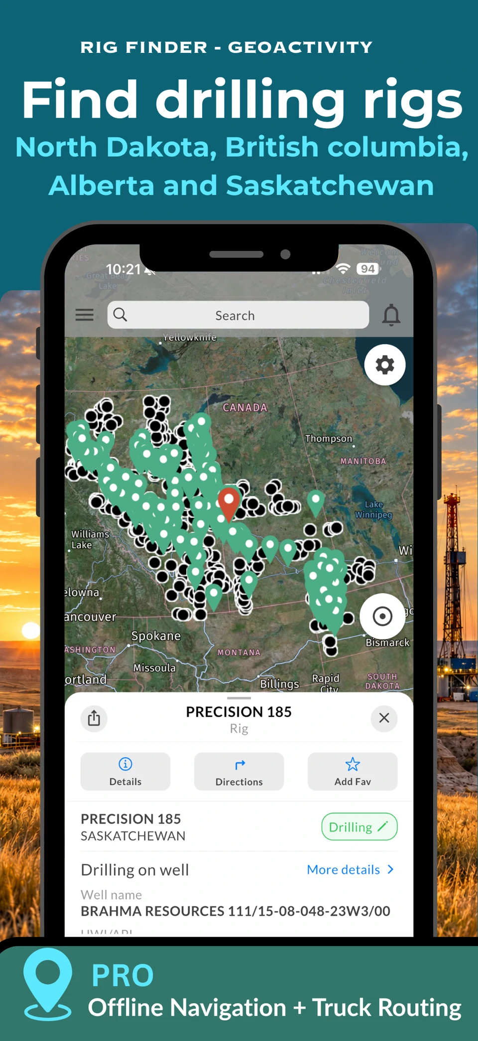 Rig Finder - GeoActivity screenshot