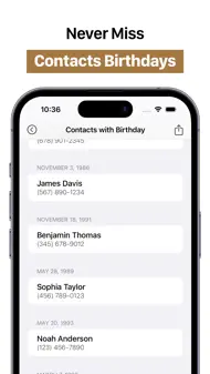 Recent Contacts - Export CSV iphone bilder 2