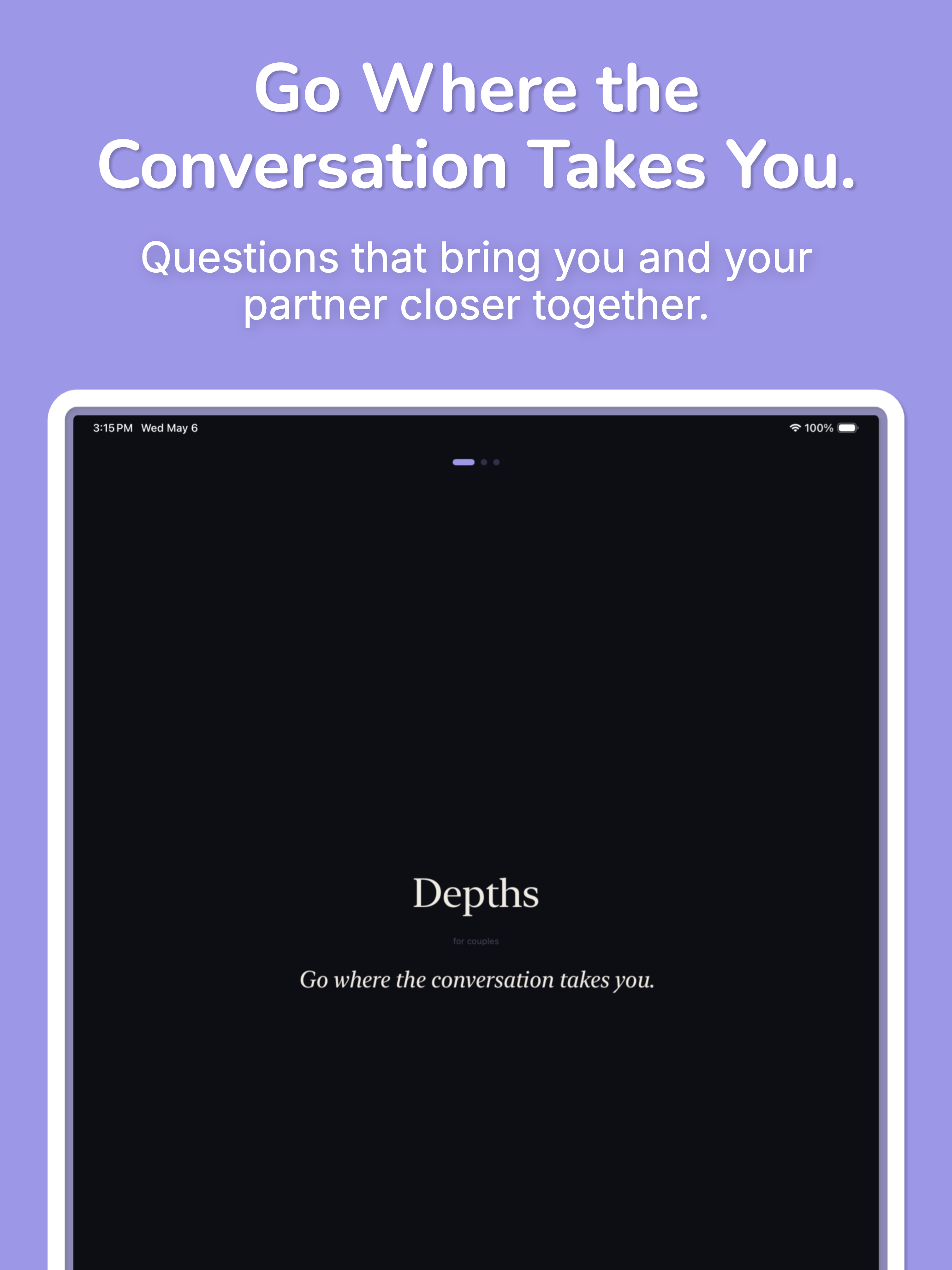 Depths for Couples