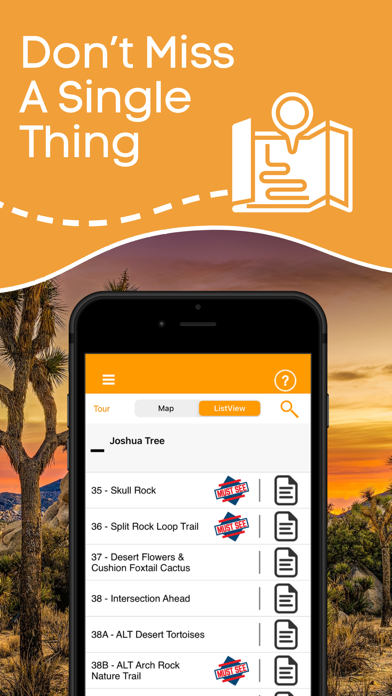 Screenshot 4 of Joshua Tree Audio Tour Guide App