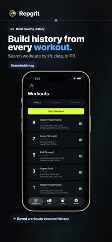 Repgrit: Workout Tracker Screenshot 3 of 6