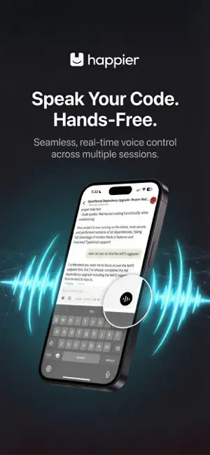 Happier: Claude Codex OpenCode iPhone screenshot 3