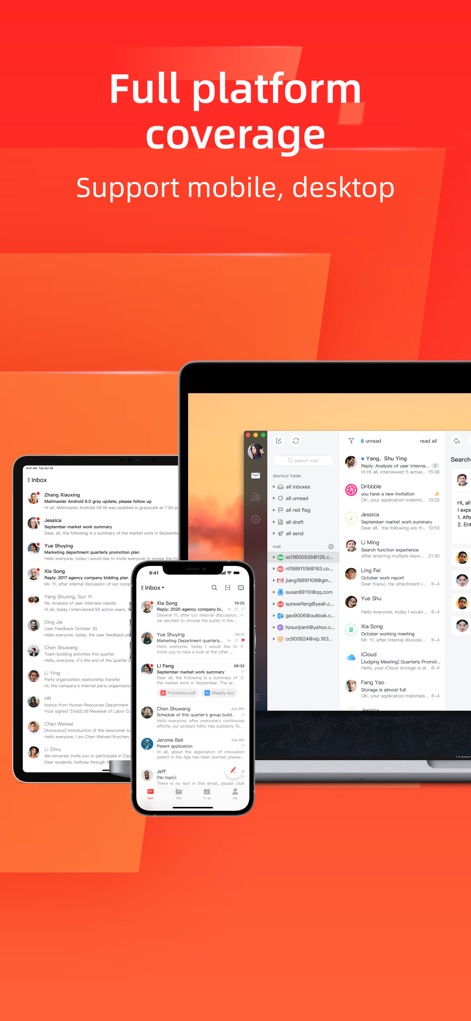 Mail Master by NetEase - Plattformübergreifende Nutzung