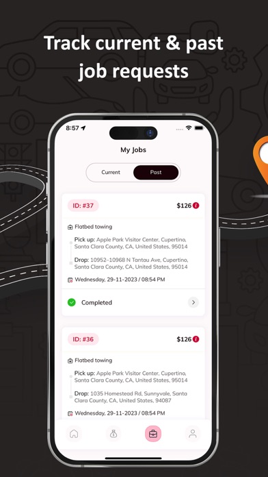 Wooberly RoadAssist Provider Screenshot