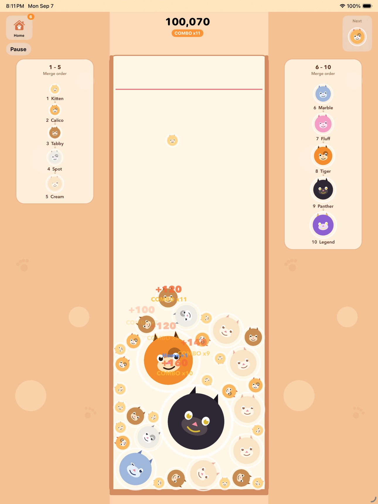 Screenshot 6 of Cat Merge Puzzle