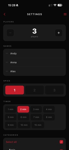 App screenshot