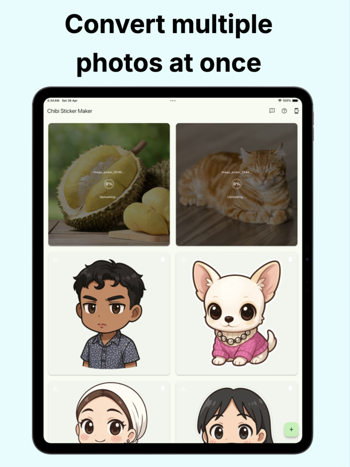 Chibi Sticker Cute AI Sticker