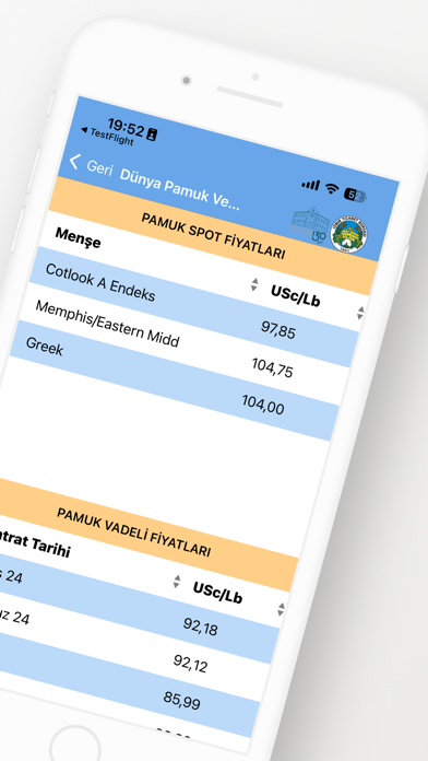İzmir Ticaret Borsası Screenshot