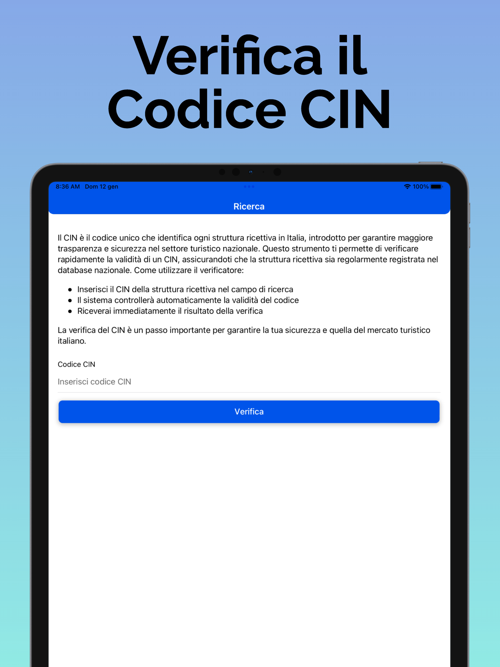 Verifica CIN - Case Vacanza screenshot 6