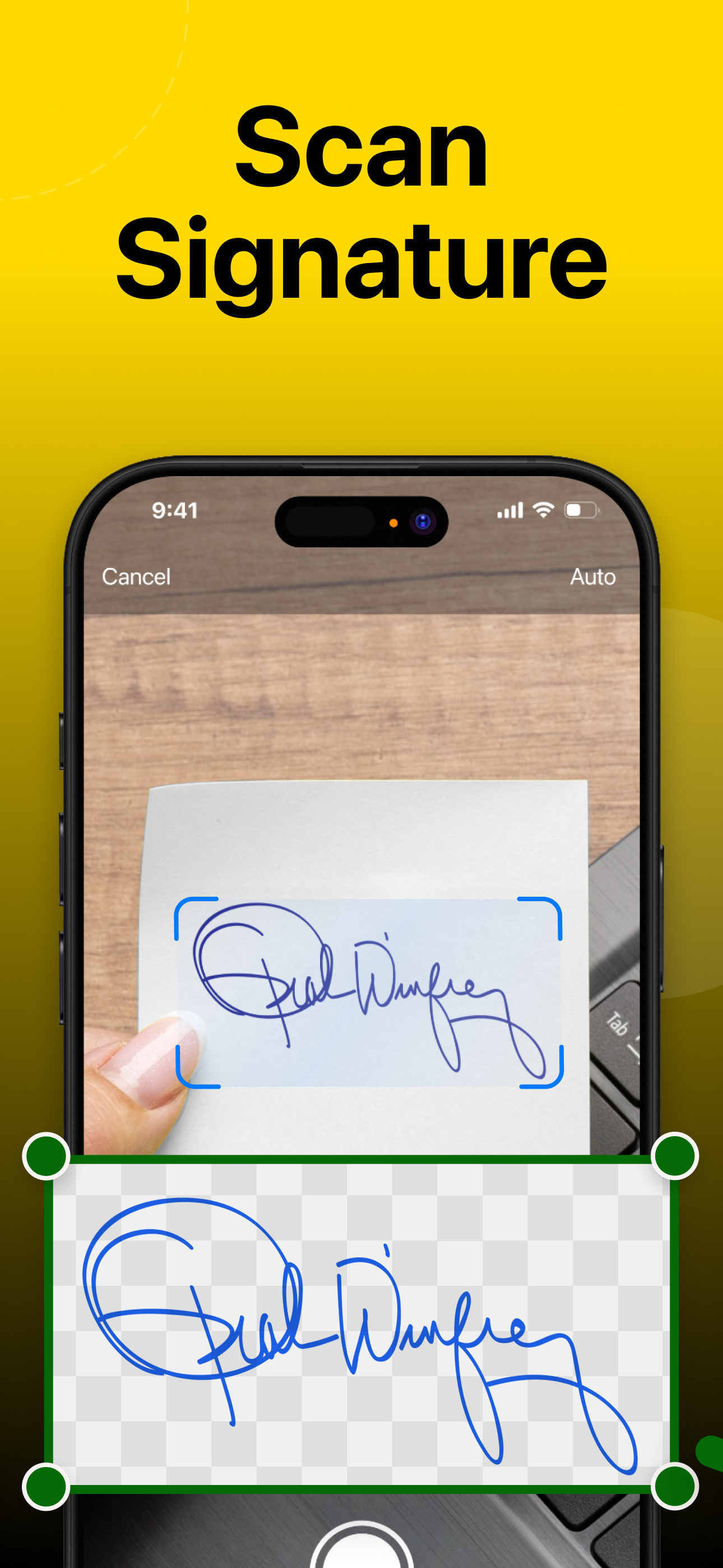 eSignature: Signature Scanner