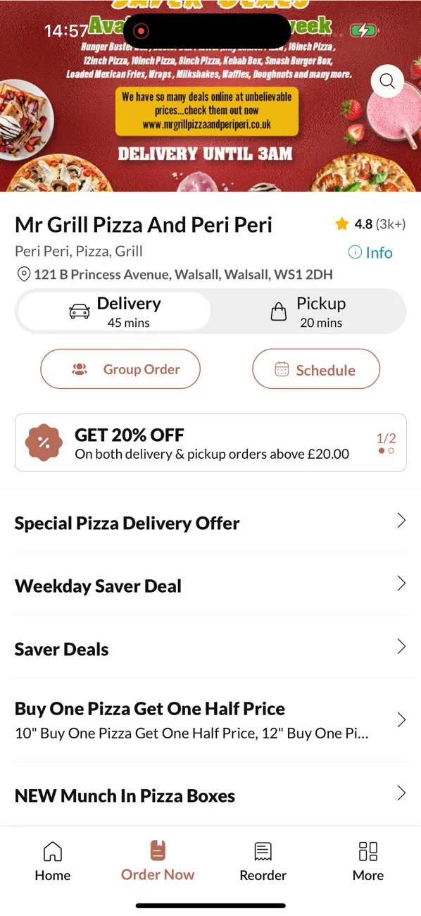 Screenshot #2 pour Mr Grill Pizza And Peri Peri