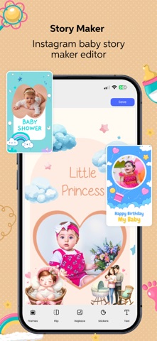 Baby Photo Editor : BabyO iPhone screenshot