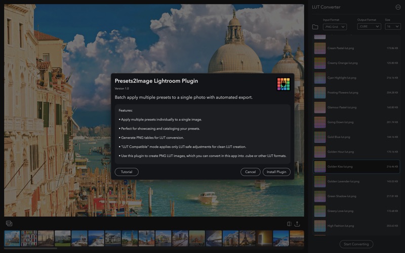 LUT Converter screenshot