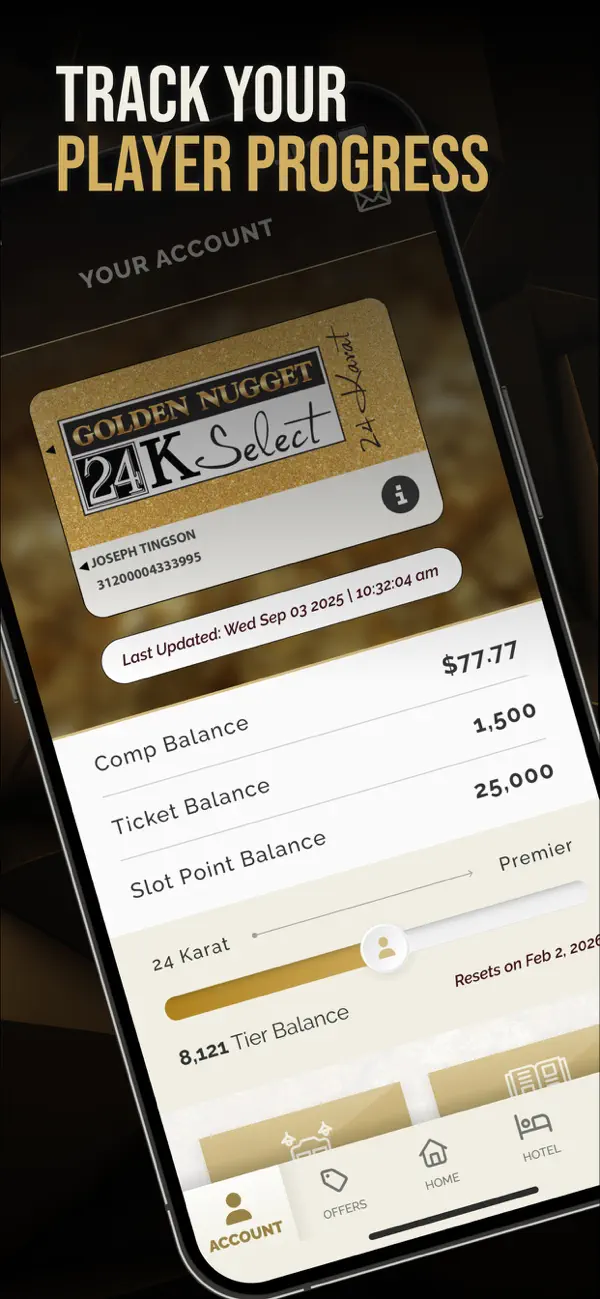 Screenshot #3 pour Golden Nugget 24K Select Club