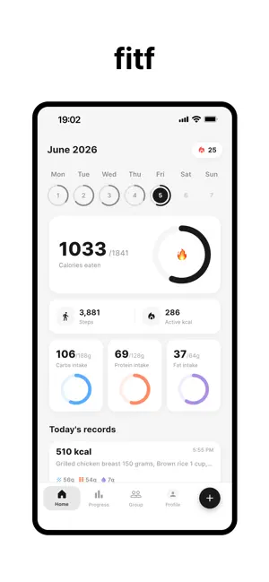 fitf - AI Diet & Food Tracker screenshot 1