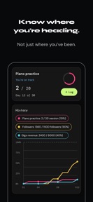 Wayve: Goal & Deadline Tracker screenshot