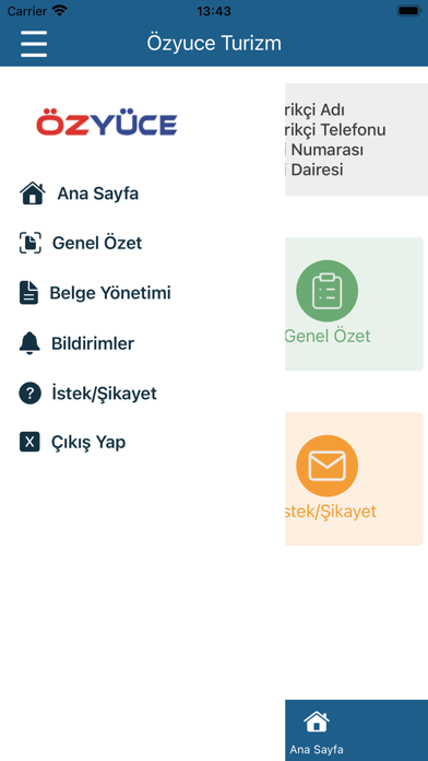 Özyüce Turizm Screenshot