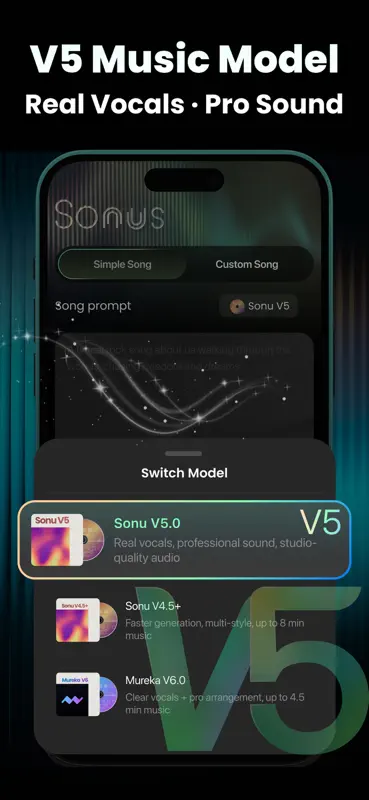 Sonus - AI Music Generator screenshot 2 of 8
