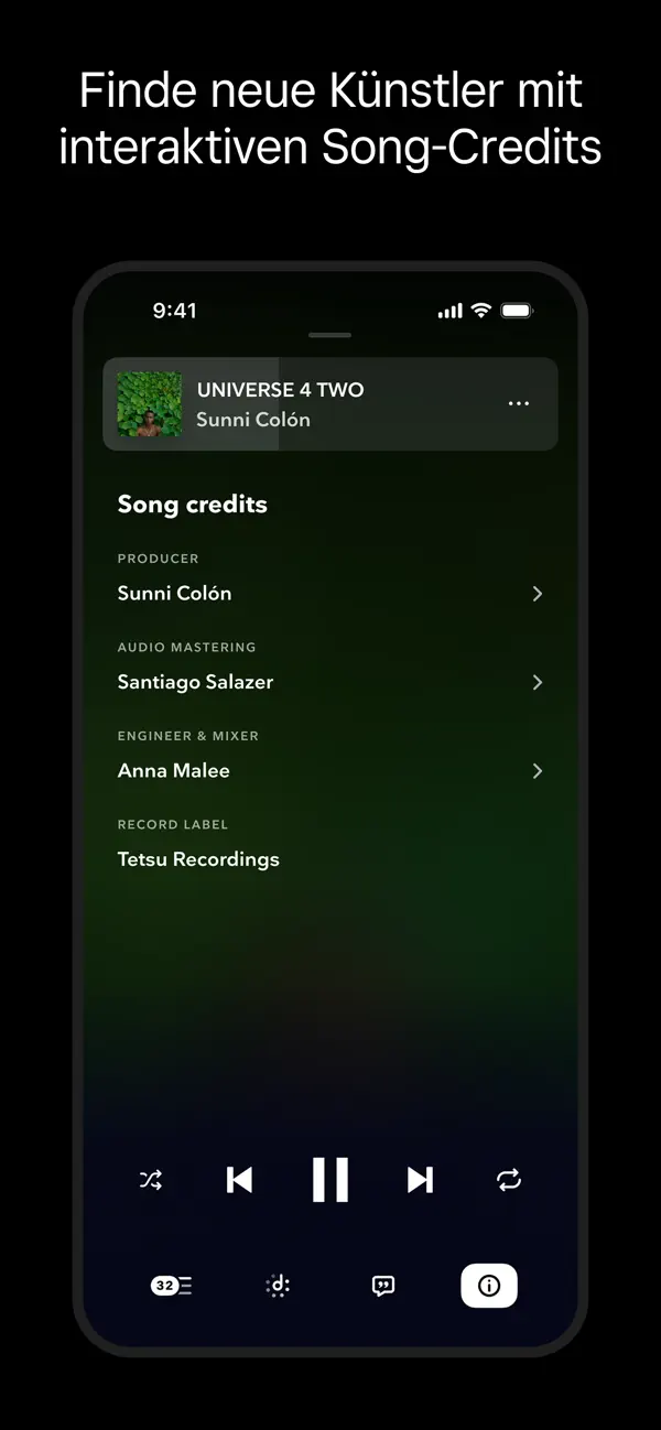 TIDAL Music iPhone App Screenshot 7 – Musik