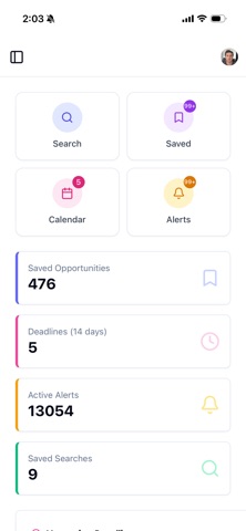 Gov Contract Finder Screenshot 1 of 7
