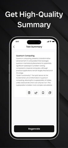 Summarizer - Text Summary Screenshot 3 of 4