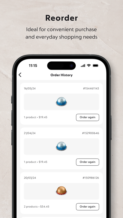 Nespresso Store screenshot