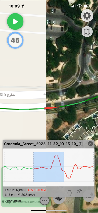 IRITracker Road Roughness Screenshot 4 of 10