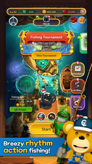 Cartoon Fishing :Just for fun! Screenshot